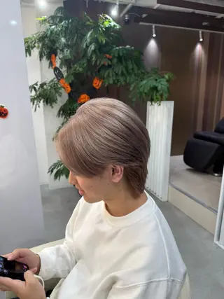 カラー メンズ 山下 光太郎のヘアスタイル