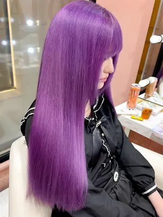 ロング カラー Chérie所属・Chérie 渋谷/カラーサロンのヘアスタイル