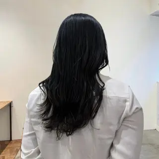 ロング ダメージレス縮毛矯 正・ブリーチMICOのヘアスタイル