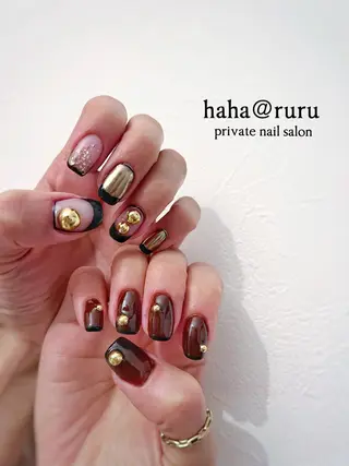 ネイル haha@ ruruのネイルデザイン