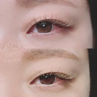 カラー マツエク・マツパ パーフェクトウィンク ちぢいわみのりのマツエク・マツパデザイン