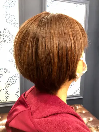 ショート カラー Carina所属・セン北徒歩５分 キシタクのヘアスタイル