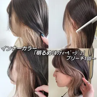 カラー 安達まい/ インナーカラー◎のヘアスタイル