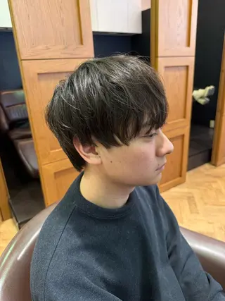 ショート メンズ 溝口 槙里也のヘアスタイル