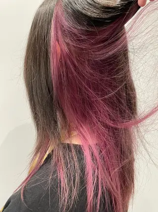 ロング カラー 推し活応援♡ 髙橋奈央のヘアスタイル