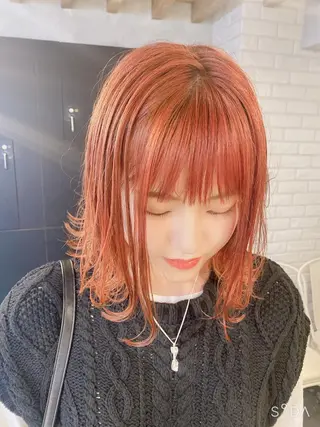 ショート カラー ヘアアレンジ stylist/蛯谷 珠里のヘアスタイル