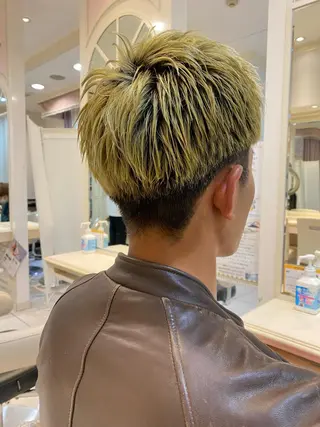 カラー メンズ Ash志木/TOP 宮崎 瑠菜のヘアスタイル