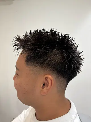 ショート メンズ 深澤 知樹のヘアスタイル