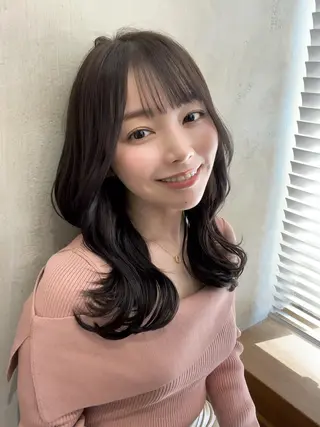 セミロング モテ髪🤍こなれヘア 藤山裕大のヘアスタイル