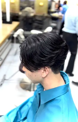 ショート パーマ メンズ 🔮メンズ縮毛矯正 毛流れパーマ💎竹永のヘアスタイル