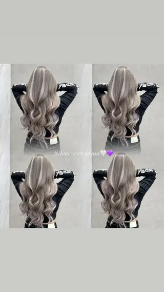 ロング 璃 音のヘアスタイル