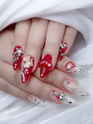 ネイル M🌷nail 長さだし専門店のネイルデザイン
