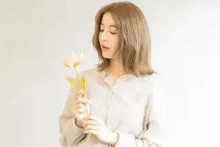 ミディアム カラー 暖色･似合わせカラー (廣石沙英🎀)のヘアスタイル