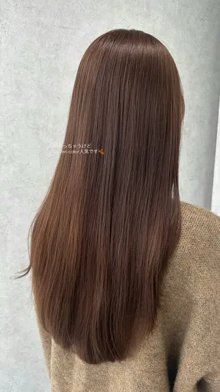 ロング カラー v-lab studio所属・韓国レイヤーカット/ 艶カラー/ noaのヘアスタイル