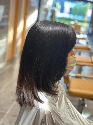 セミロング 尾崎 優也のヘアスタイル