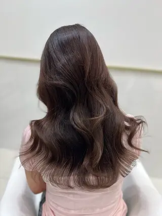 セミロング カラー COA PLUS CHIBA所属・kyoka/ 艶カラーのヘアスタイル