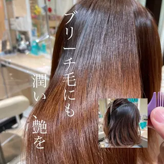 ロング 縮毛矯正、髪質改善／ 松田 龍之介のヘアスタイル