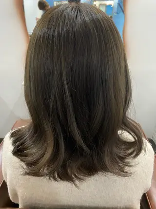 ミディアム カラー CIEN white所属・パーマモデル募集中 渥美翔人のヘアスタイル