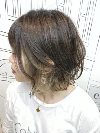 ミディアム レイヤー⭐️カラー ⭐️平川雅史のヘアスタイル