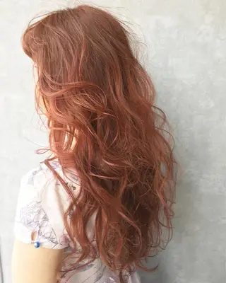 ロング カラー レイヤーカット BLend 渋谷のヘアスタイル