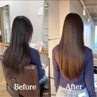ロング 岩田一駿/ 縮毛矯正 /髪質改善のヘアスタイル