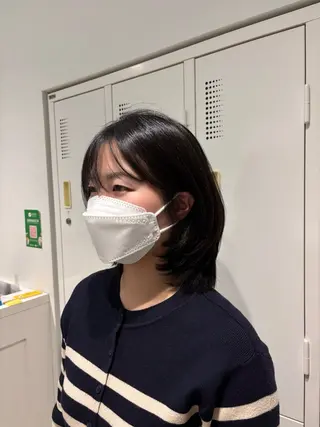 ショート 縮毛矯正／レイヤー／ 髪質改善／海月のヘアスタイル