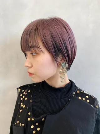 ショート カラー 🎨ショートの神様 /神評価🎨原田公祐のヘアスタイル