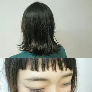 ミディアム 透明感ハイライト◎ 伊藤夏海のヘアスタイル