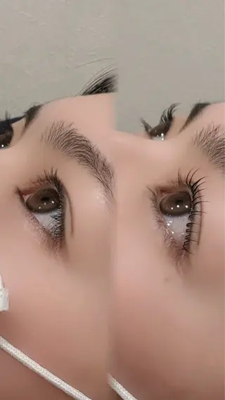 マツエク・マツパ ﾊﾙｶ🎀まつパ/束 感マツエク/フラットのマツエク・マツパデザイン