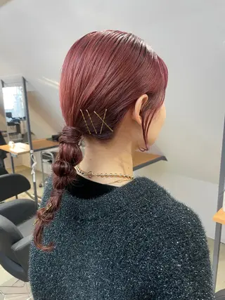 セミロング カラー ヘアアレンジ GrandStory SALON NAKAMEGURO所属・中目黒駅徒歩3分🌼 natsuのマツエク・マツパデザイン