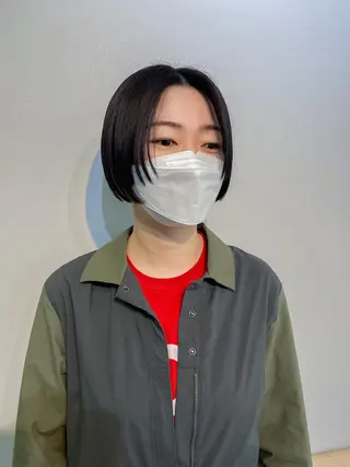 ショート レイヤーパーマ＊ 顔まわり似合わせのヘアスタイル