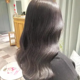 カラー 木屋元一/透明感 /前髪/韓国ヘアのヘアスタイル