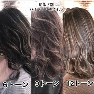 カラー 🎀 夏秋🎀のヘアスタイル