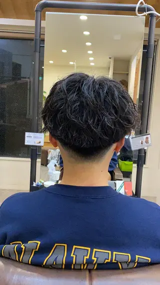 ショート パーマ メンズ 🟢NEGi🟣 🫧髪質改善のヘアスタイル