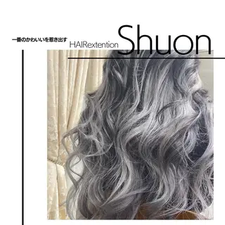 ロング カラー パーマ Shuonby LuLu立川店所属・まつ毛パーマ専門 Shuon立川店のマツエク・マツパデザイン