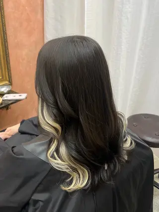 セミロング ともざねゆか UniQ/岡山駅のヘアスタイル