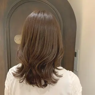 ミディアム 🧡くびれヘア/前髪 顔周り🧡久原結衣のヘアスタイル