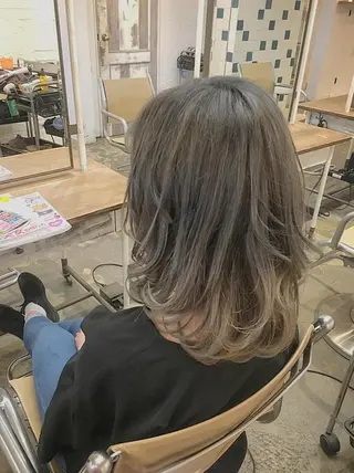 ミディアム Beyond（kitaro）所属・石井辰功也 フリーランス美容師のヘアスタイル