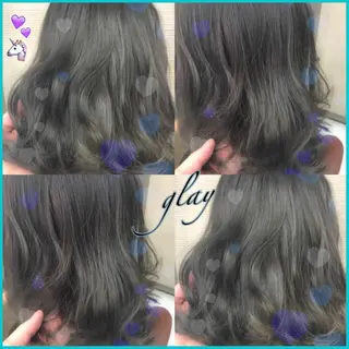 ミディアム カラー 韓国ヘア得意❤︎森澤 悠佳のヘアスタイル