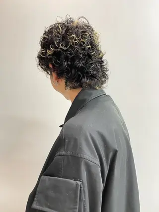 パーマ メンズ Terve.野崎 真里奈のヘアスタイル