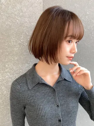 ショート 一番似合うボブ /表参道/naoyaのヘアスタイル