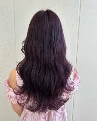 ロング カラー ヘアアレンジ 《暖色/韓国hair 》🇰🇷桑原ユキネのヘアスタイル