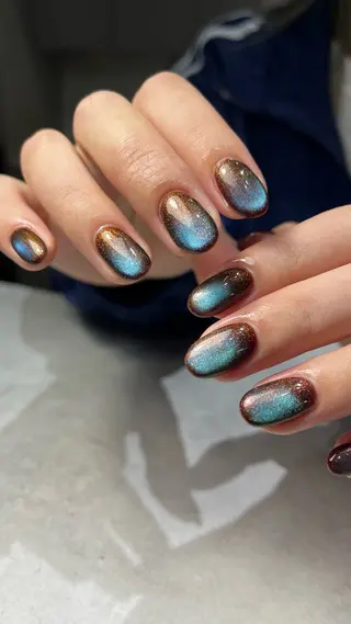 ネイル 🤎Two ERI🤎のネイルデザイン