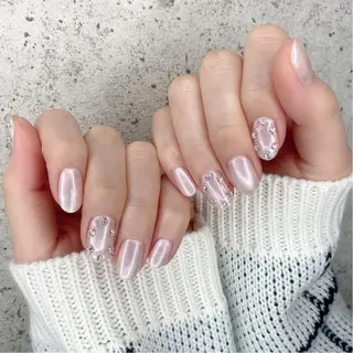 ミディアム カラー パーマ ヘアアレンジ メンズ キッズ ネイル マツエク・マツパ Salon Ｋのネイルデザイン