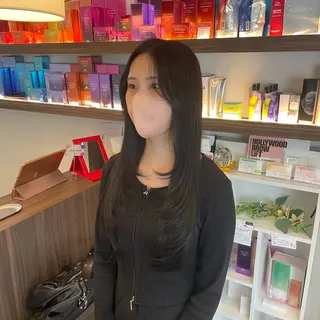 ロング 川原 飛奈のヘアスタイル