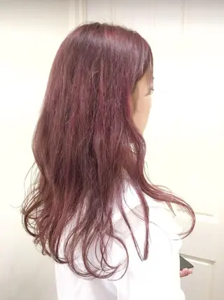 ロング カラー パーマ ヘアアレンジ メンズ キッズ 代表🎀 ふわモテ愛 され髪🩷yumiのヘアスタイル