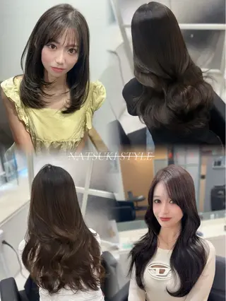 ロング カラー 韓国ヘア/髪質改善 /natsuki🧸のヘアスタイル