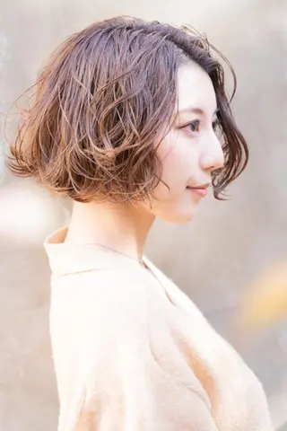 パーマ MUSASHI ブリーチカラー◎のヘアスタイル