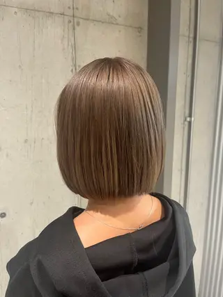 ショート カラー ヘアアレンジ 髪質改善・艶カラー・ ボブ・リクト💥のヘアスタイル