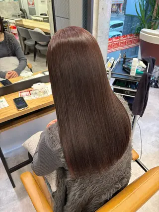 ロング TIENA BEAUTY Smart Salon ONE FUKUOKA BLDG.店所属・ユイナ カットモデル募集中のヘアスタイル